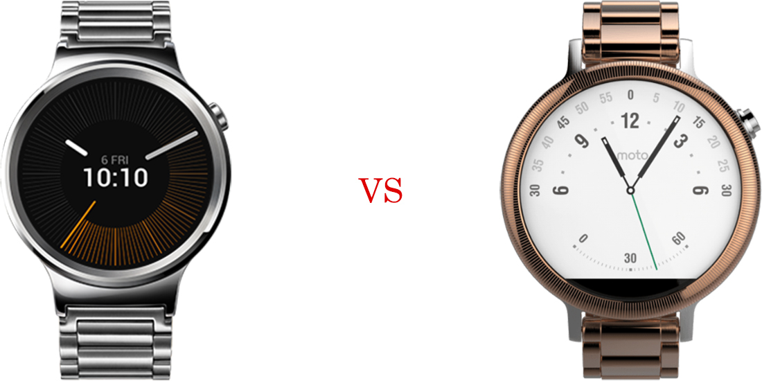 Huawei Watch versus Moto 360 (2015) 2